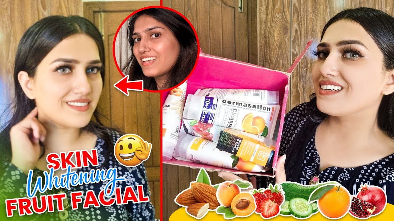 Skin Whitening Fruit Facial At Home | Recommended | Natasha waqas