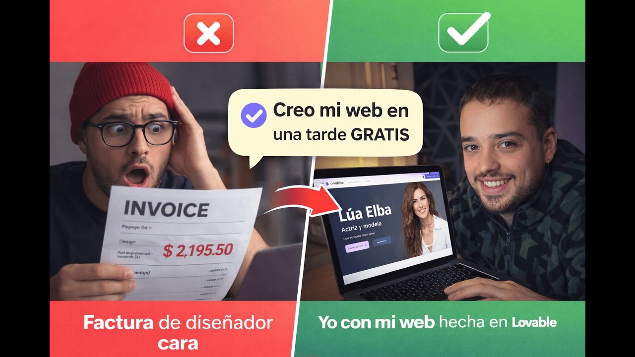 Así creo y publico mi PÁGINA WEB con IA en una tarde