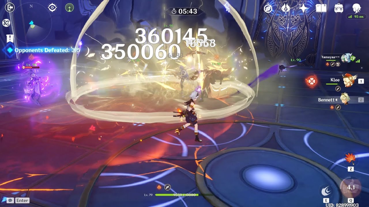 360k Dmg EULA F2P C0 4 STAR Weapon + Showcase