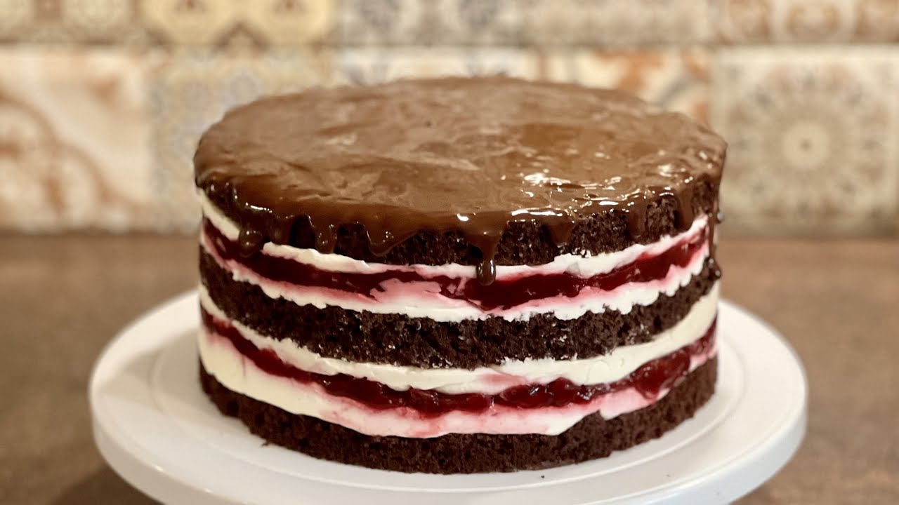Шоколадова торта с вишни 🍒 Шоколадный торт с вишней 🍒Chocolate cake with cherry