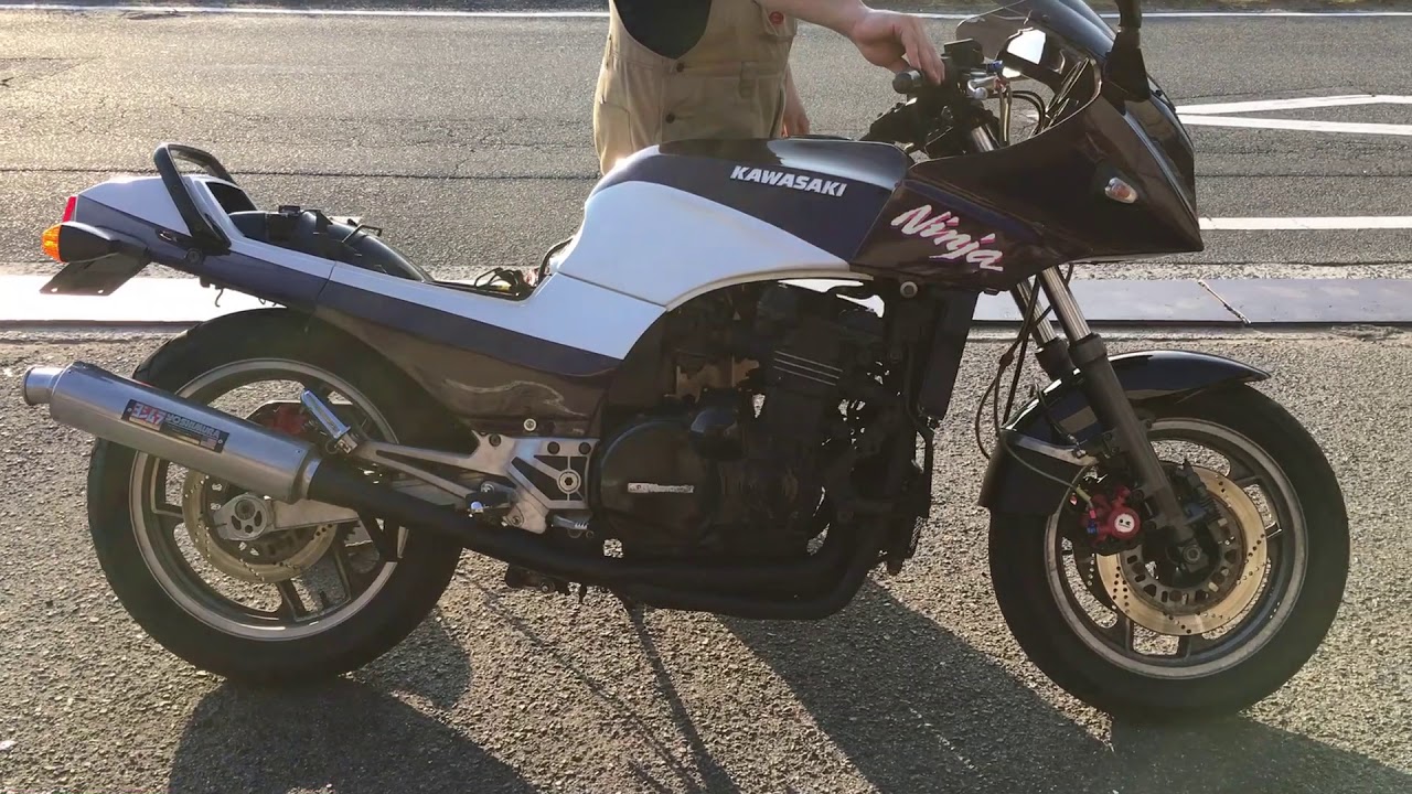 カワサキ　GPZ750R　車高調　USヨシムラ　フロントメッシュホース　社外シート　スクリーン　書類有り　お買い得！