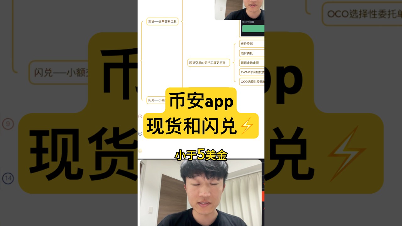 币安的现货交易和闪兑⚡️