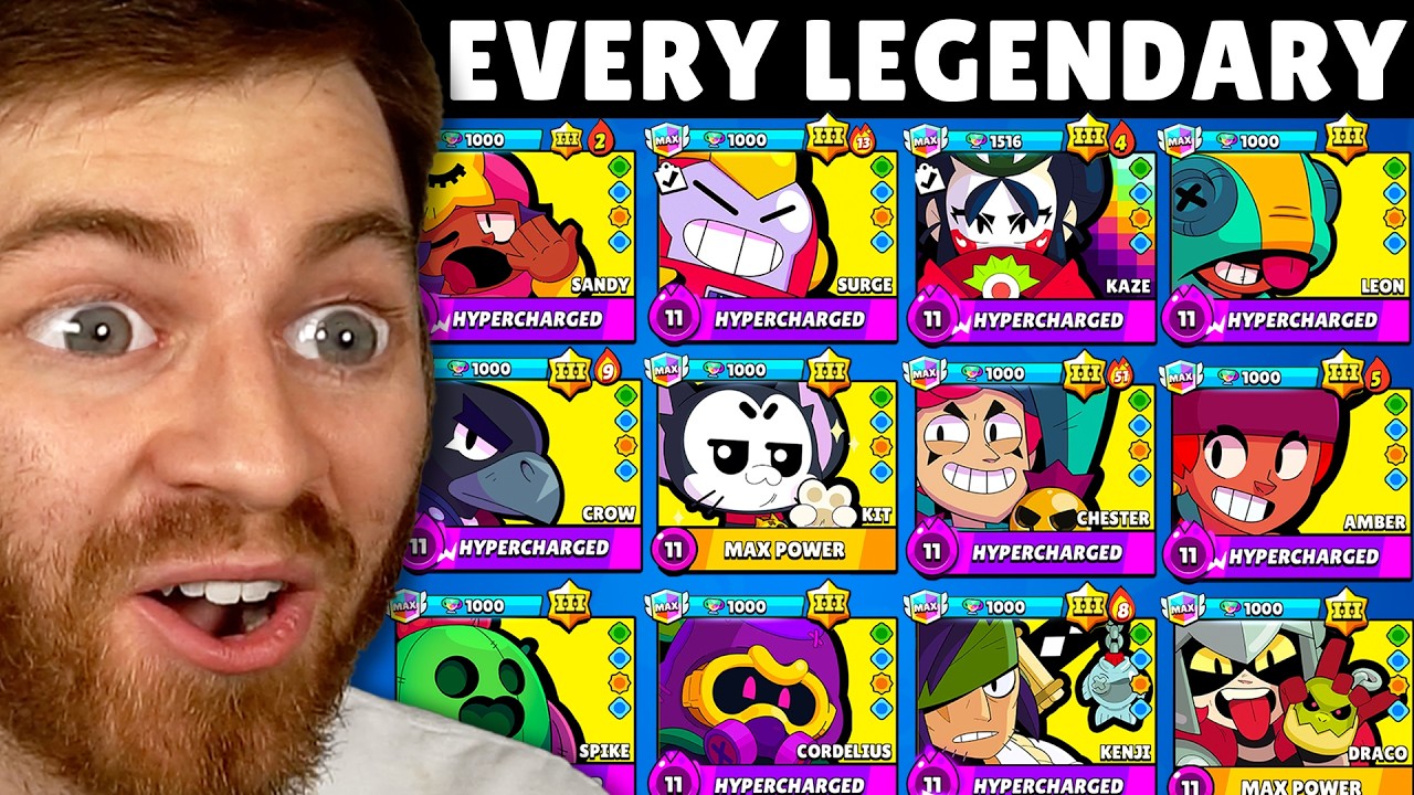 How I mastered EVERY LEGENDARY BRAWLER in 8 Hours! 🤯
