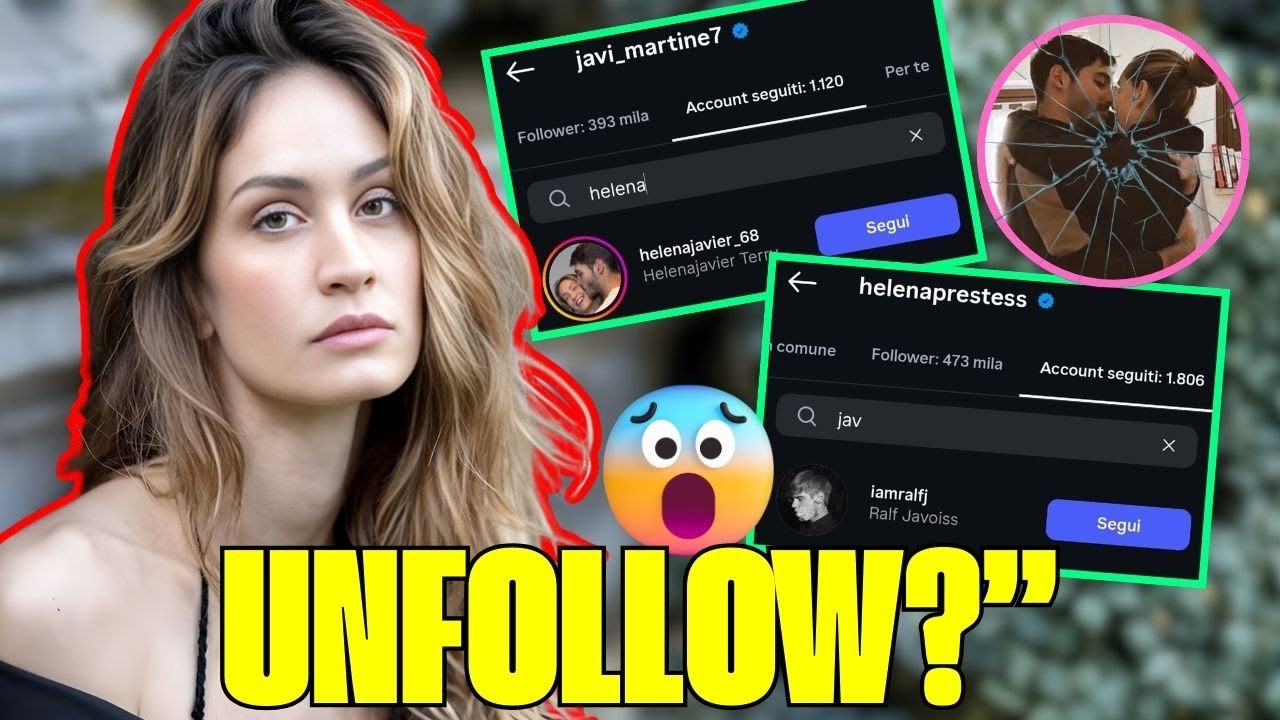 Helena Prestes – Javier Martinez: Unfollow Shock Fa Tremare I Fan