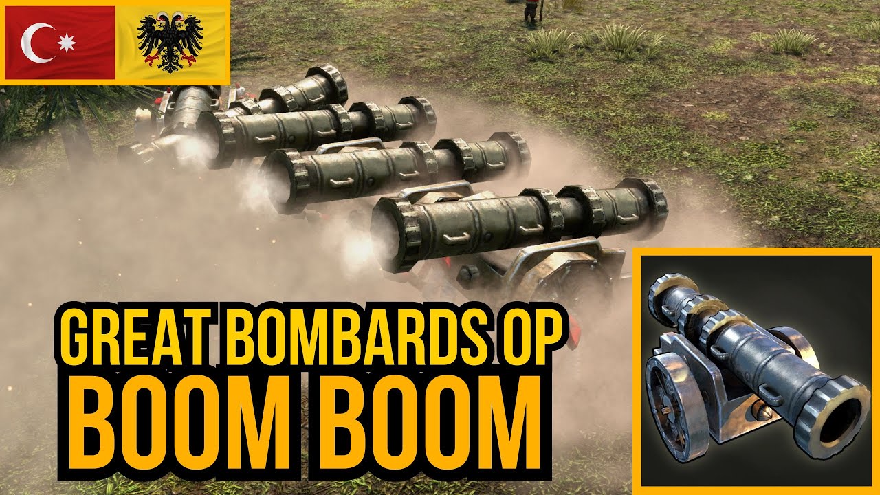AOE3 Ranked | Ottoman Great Bombards DESTROY Germany!