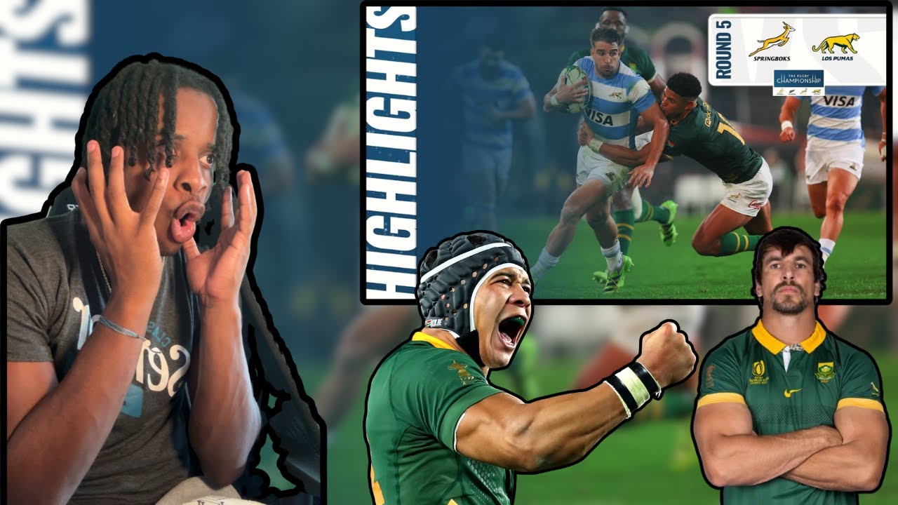 SOUTH AFRICA v ARGENTINA Was WILD! 🏉🔥 | 2025 Rugby Championship  NBA FAN Reaction