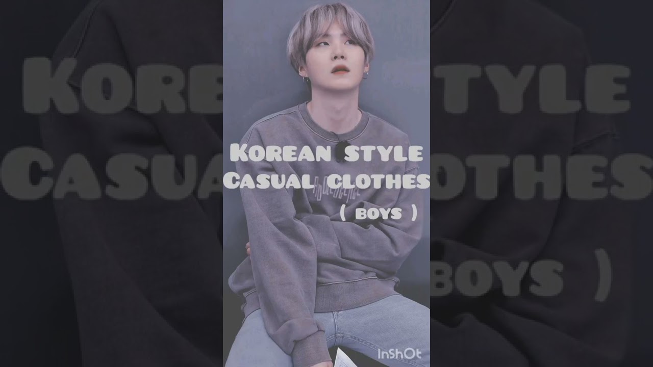 korean style clothes for boys 😍😍💜