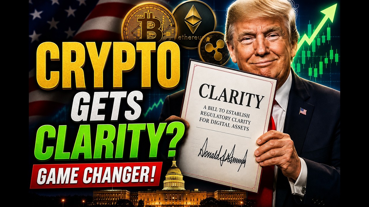 ТРАМП УЖЕ ПОДПИСАЛ CLARITY ACT?! ВОТ ЧТО ЭТО МОЖЕТ ЗНАЧИТЬ ДЛЯ ВАШЕЙ КРИПТЫ!