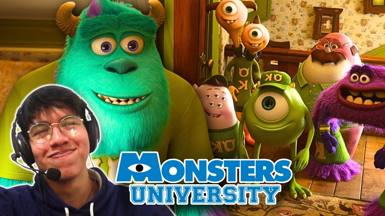 😂¡VIENDO MONSTERS UNIVERSITY POR PRIMERA VEZ! 💎 REACCION