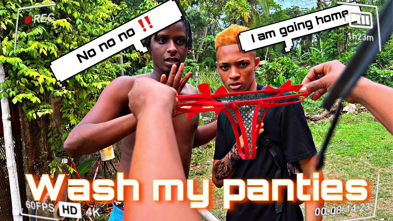 Asking Daniel and his friend to wash my panties @MRDaniel1313 @prince_renowned