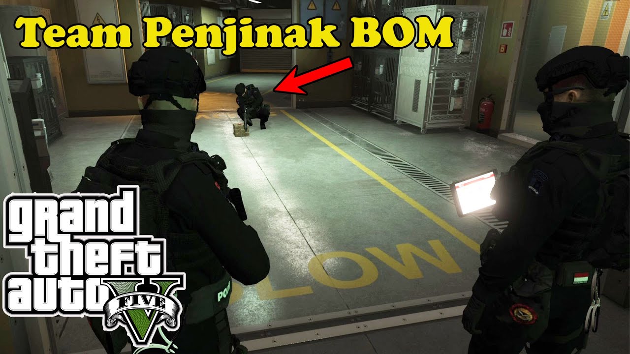 Densus 88 Bebaskan Sandera Dan Menjinakan BOM || GTA 5 Mod Polisi Indonesia