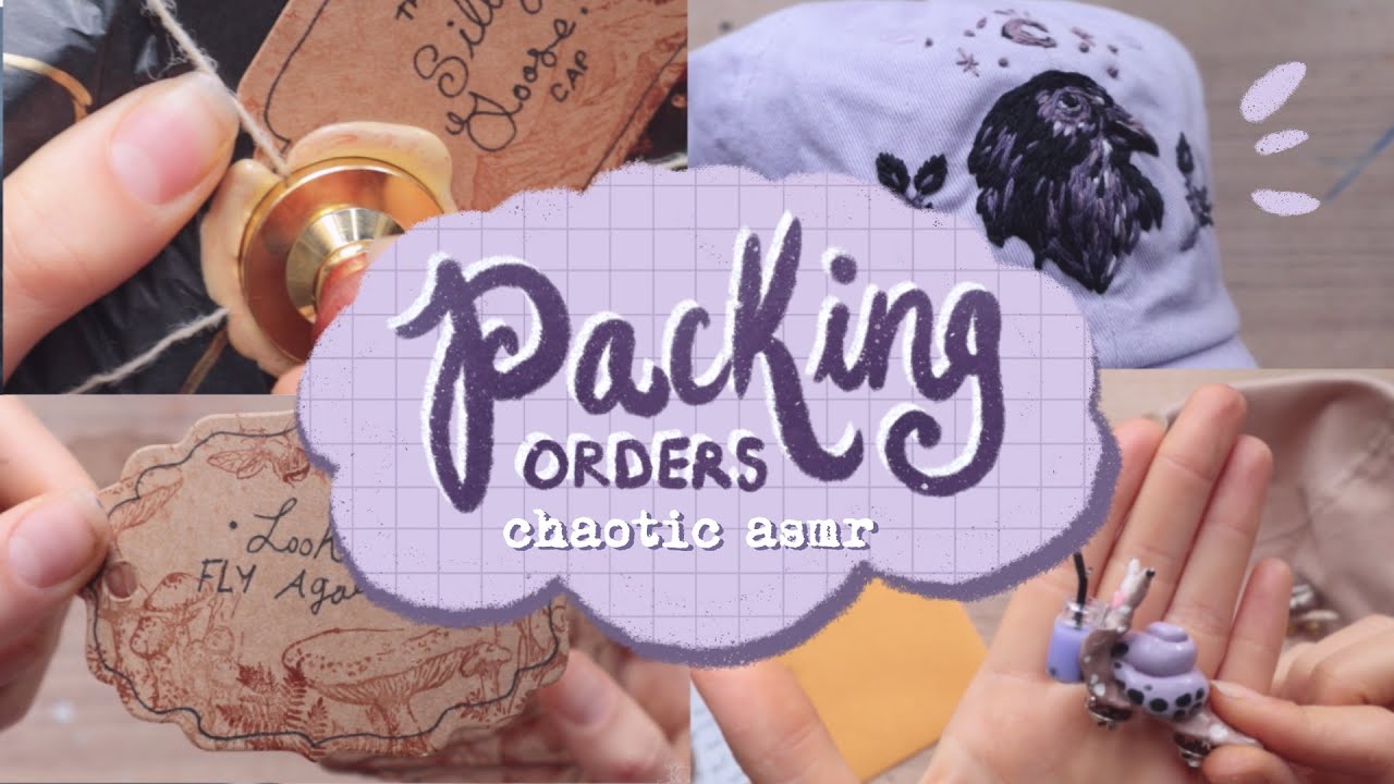 ✿ packing orders for my lil business! // ASMR, subs, a lil chaotic ✿