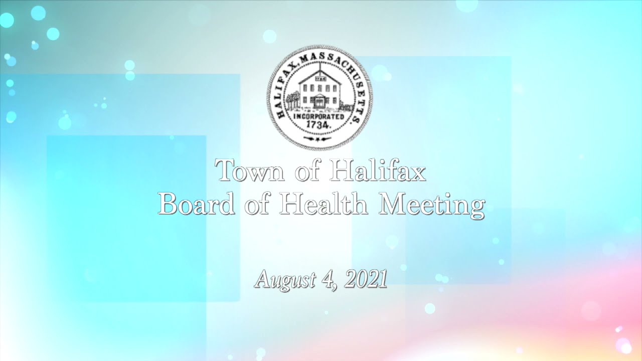 Halifax Board of Health 2021/08/04