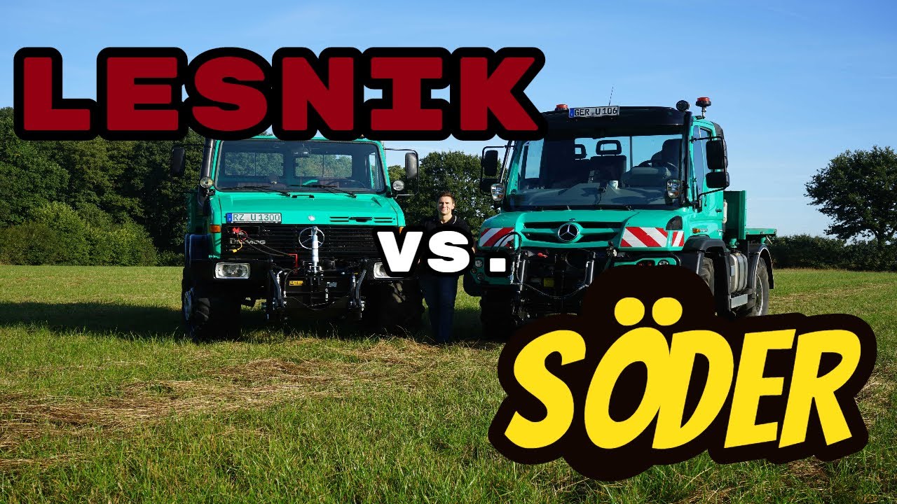 Unimogfrontkraftheber Vergleich |⚡ Lesnik vs. Söder  ⚡
