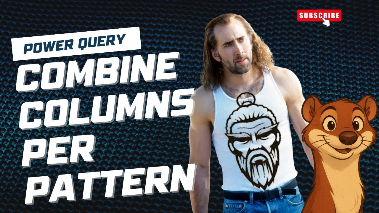 Power Query — объединение столбцов по шаблону 💀🥶
