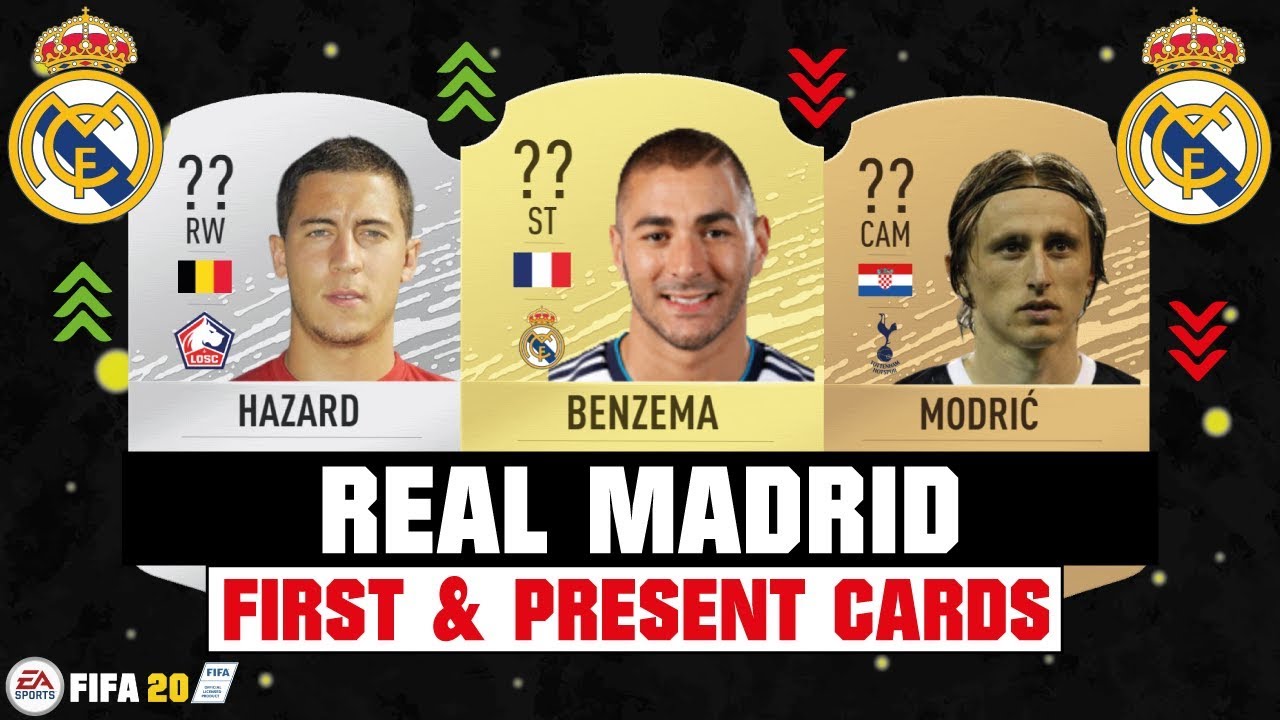 FIFA 20 | REAL MADRID FIRST AND PRESENT CARDS 🧐💯| FT. BENZEMA, HAZARD, MODRIC... etc