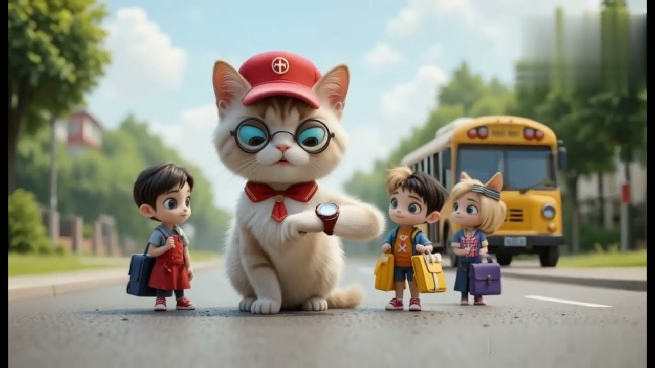 A Day in the Life of a Waiter Cat 🐱🍳 | AI Animal World