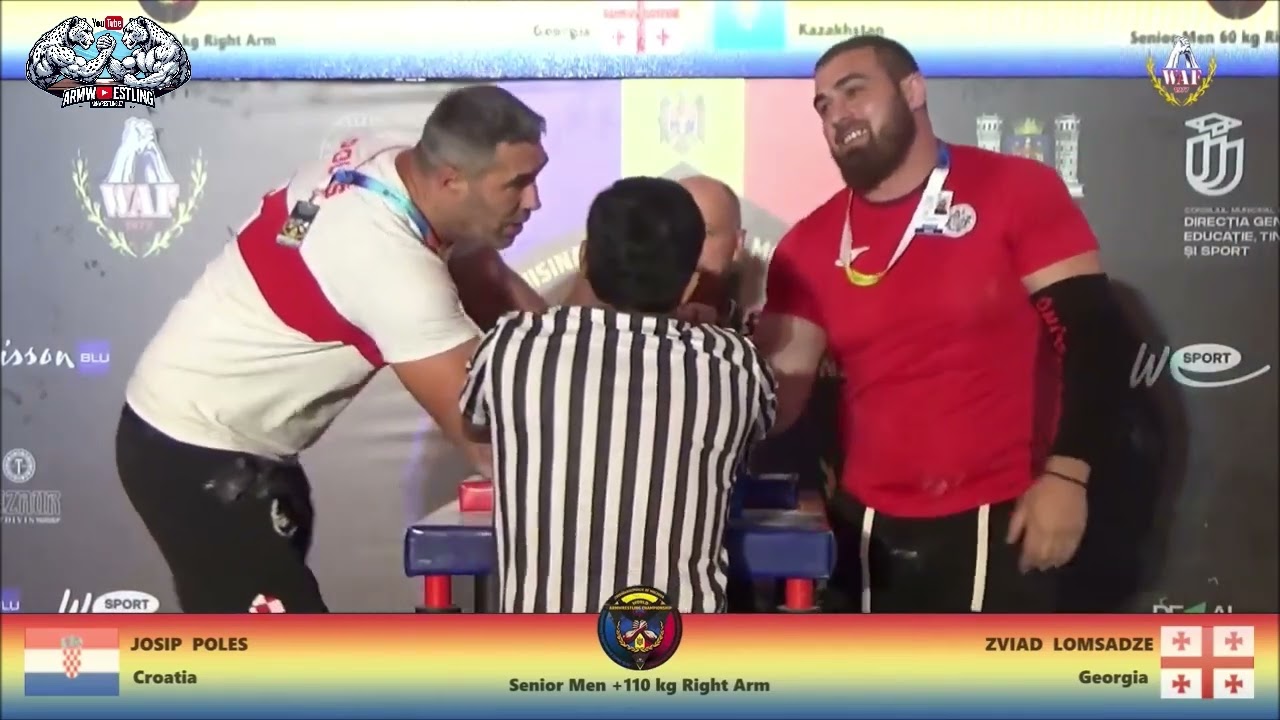 SENIOR MEN +110kg RIGHT HAND - World Armwrestling Championship 2024