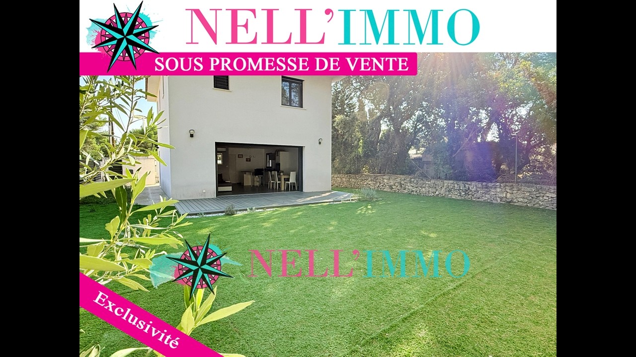 PELISSANNE EXCLUSIVITE SOUS PROMESSE DE VENTE  : Maison T4 édifiée en 2015, au calme, p