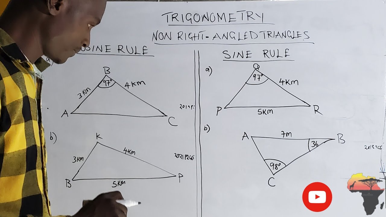 Lesson 3 part 1 | Cosine Rule Vs Sine Rule | Trigonometry #2025exams #maths