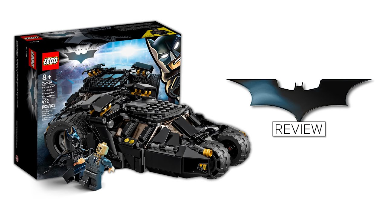 ¿El mejor Batimóvil de LEGO? / Tumbler: Enfrentamiento contra el Espantapájaros 🦇 | Review (76239)
