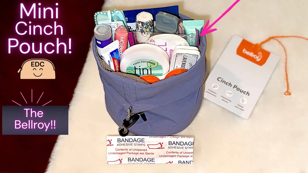Что в моей мини-сумочке Bellroy Cinch Pouch?! 💕 Всё для повседневного ношения в путешествии! Что ...