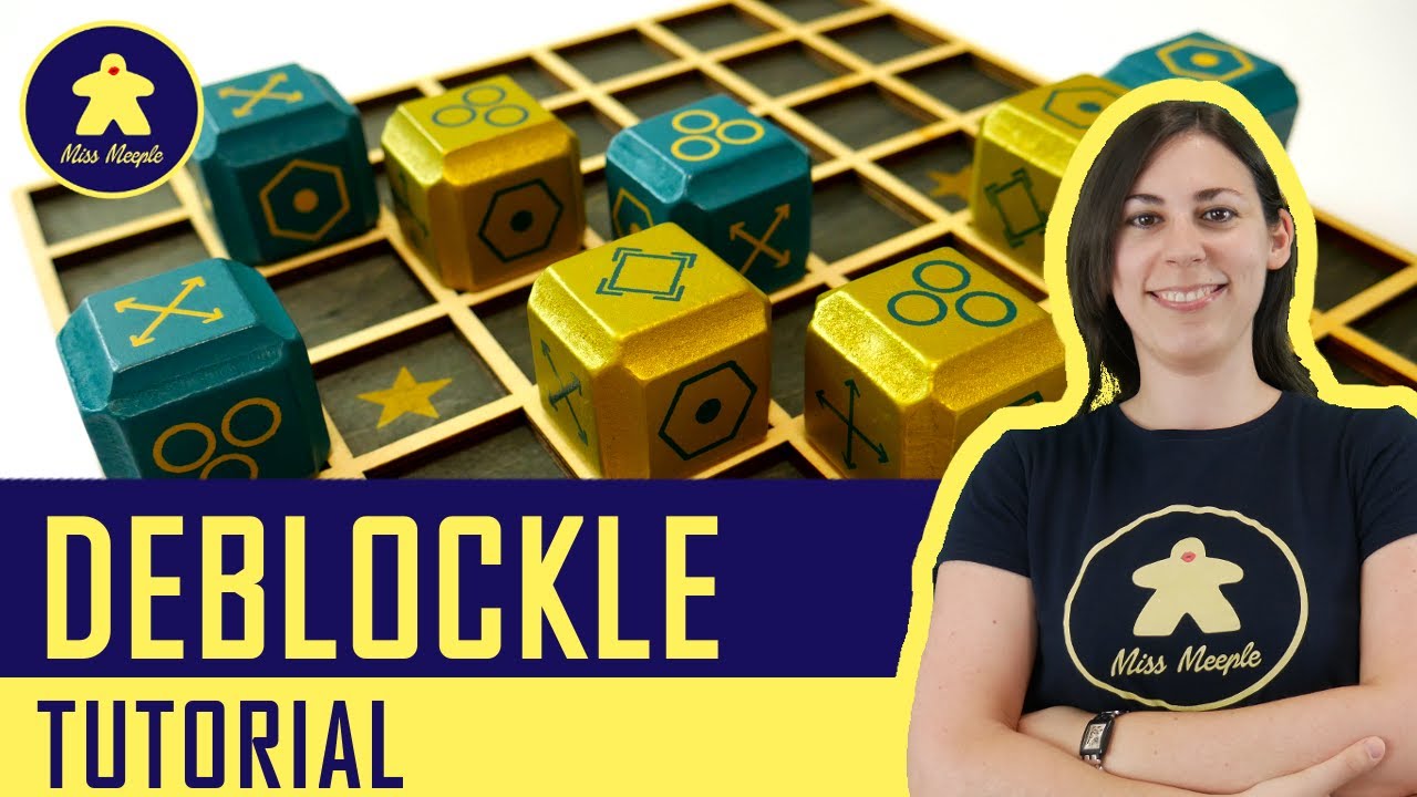 DEBLOCKLE Tutorial - Gioco da Tavolo Astratto - Logica Giochi
