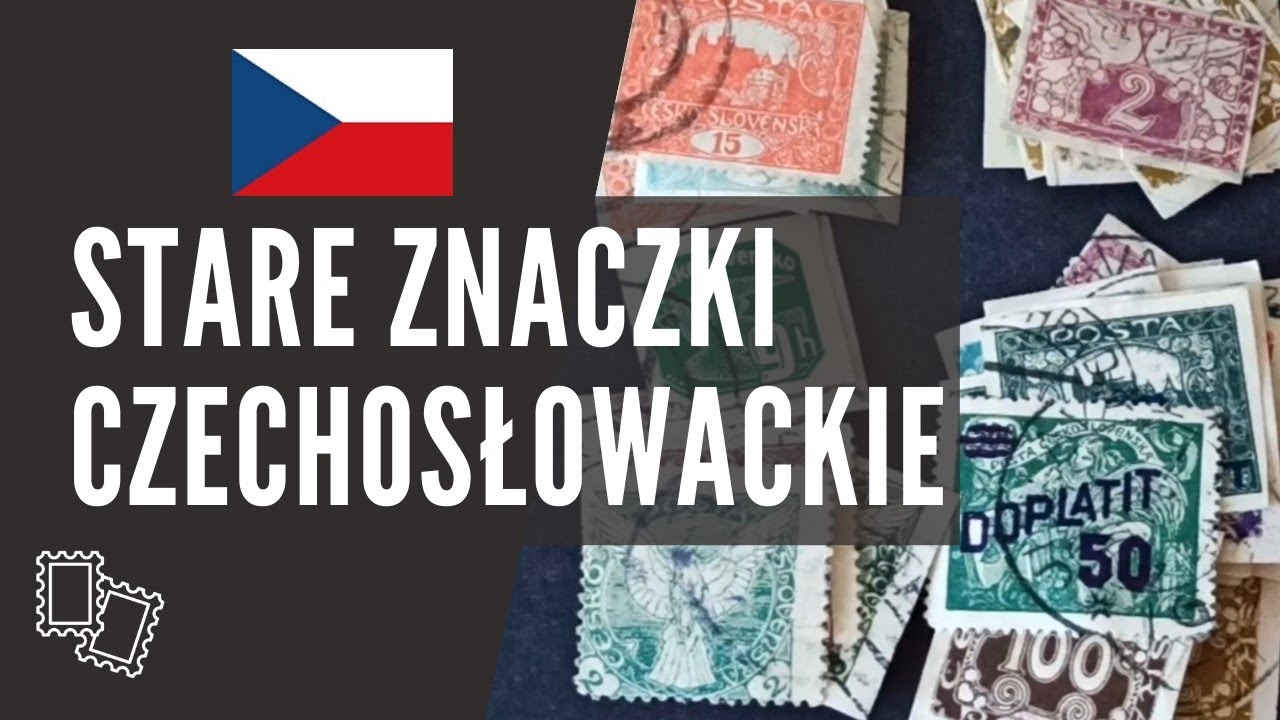 Stare czechosłowackie znaczki pocztowe