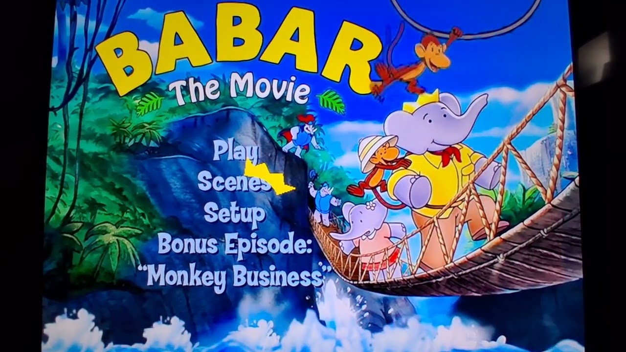 Babar: The Movie 2013 DVD Menu Walkthrough 
