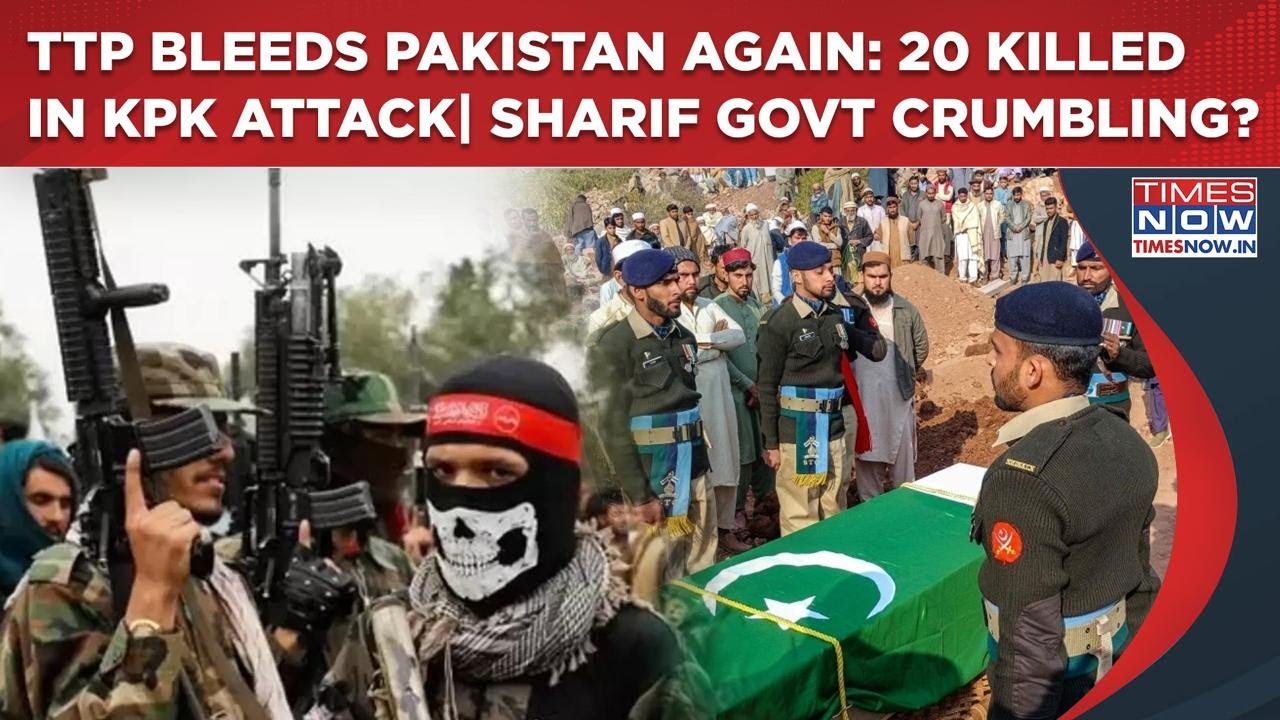 Pakistan: TTP's Terror Haunts Asim Munir| Attack Kills 20 Security Personnel, Exposes Sharif Govt