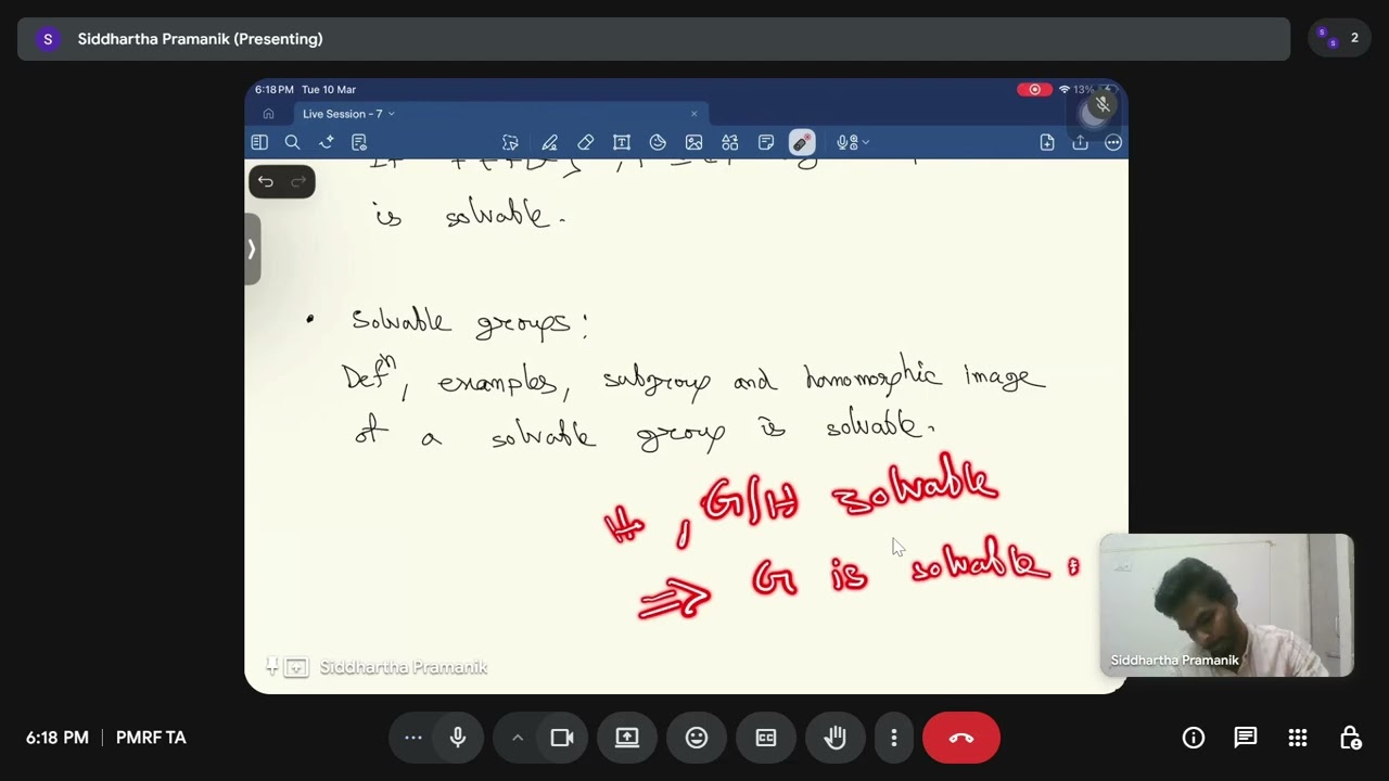 Introduction to Galois Theory || Week-7 || Siddhartha Pramanik