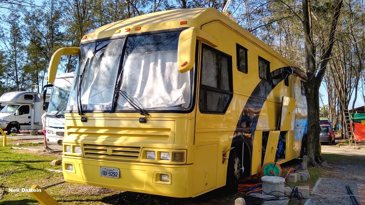 Motorhome Com Cavaleira, Mercedes O371, Montagem Star Motorhome,  Marceu, Elisabete, Vandi e José.