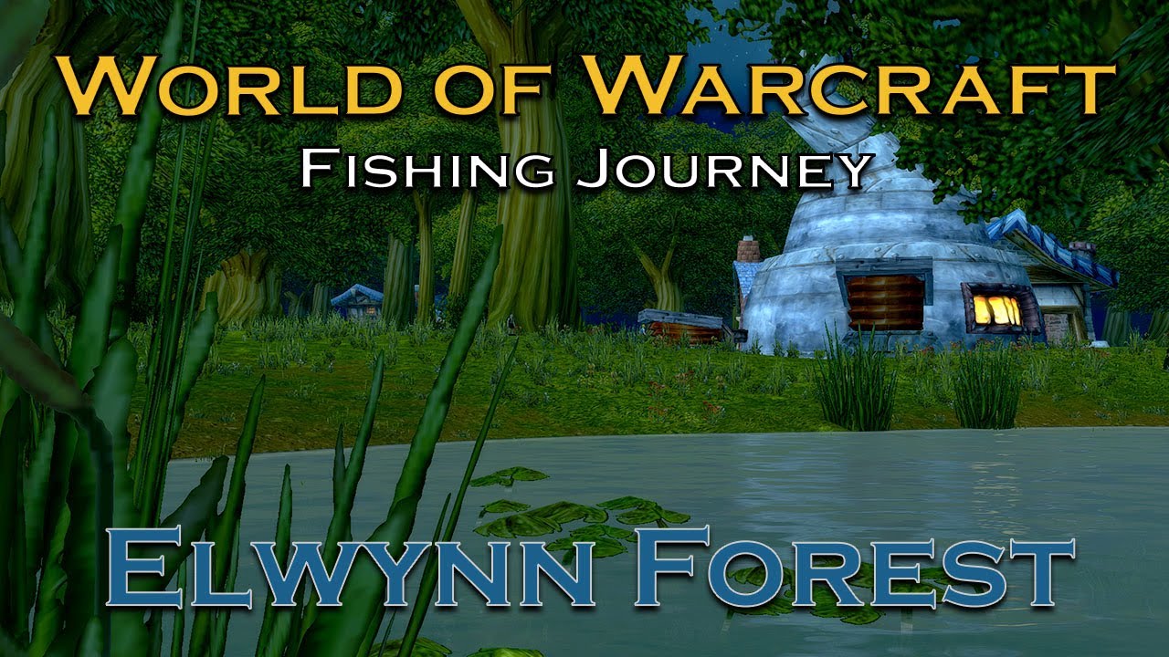 WotLK Relaxing Fishing Scene | Elwynn Forest's Lakes & Streams | A Fishing Journey Across Azeroth