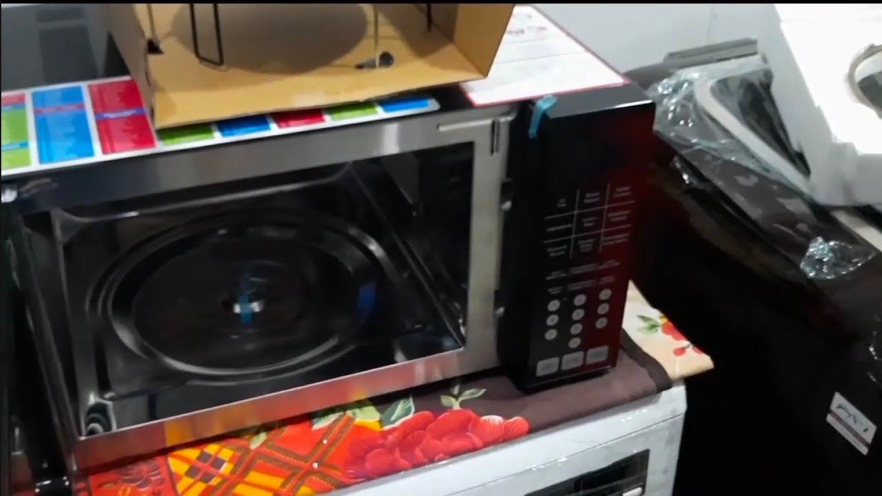 Godrej Microwave Demo Godrej 25 I oven grill 260w गोदरेज माइक्रोवेव डेमो #RIDHI_SIDHI_ENTERPRISES