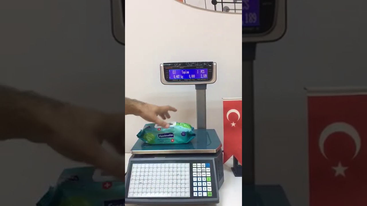 RONGTA TERAZİ DE BİRDEN FAZLA ÜRÜNÜ TEKBİR ETİKET İLE FASTERPOS HIZLI SATIŞ YAPIMI