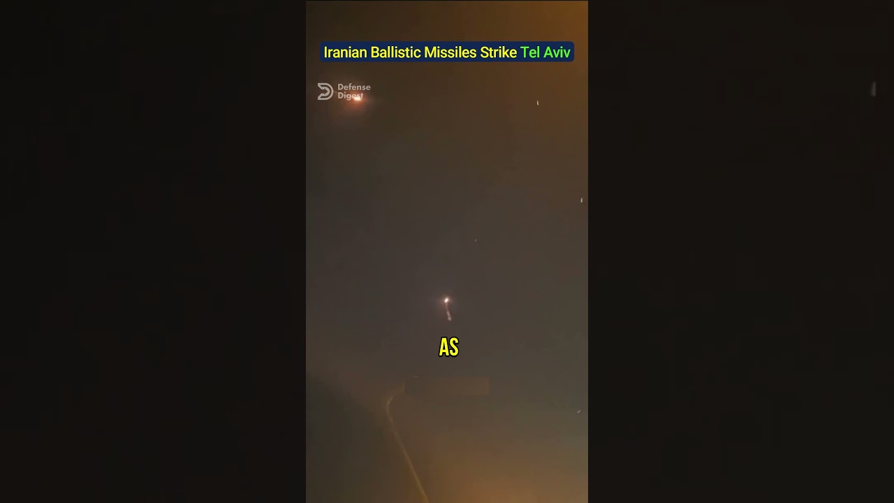 Iranian Ballistic Missiles Strike Tel Aviv!