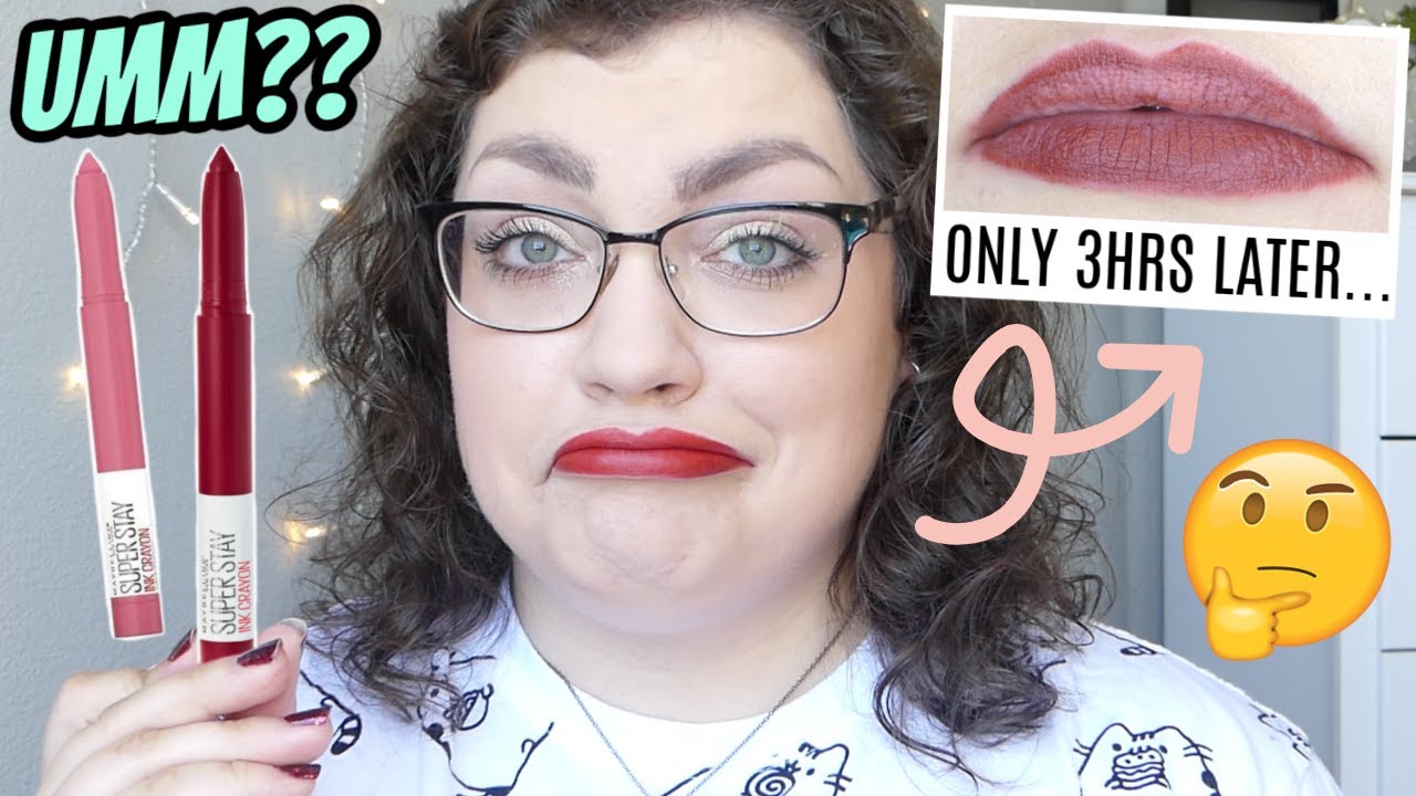 ПОЧЕМУ ТАК МНОГО ШУМИХИ?!? | ДАВАЙТЕ ПРОВЕРИМ: Maybelline SUPERSTAY Ink Crayon (матовая стойкая п...