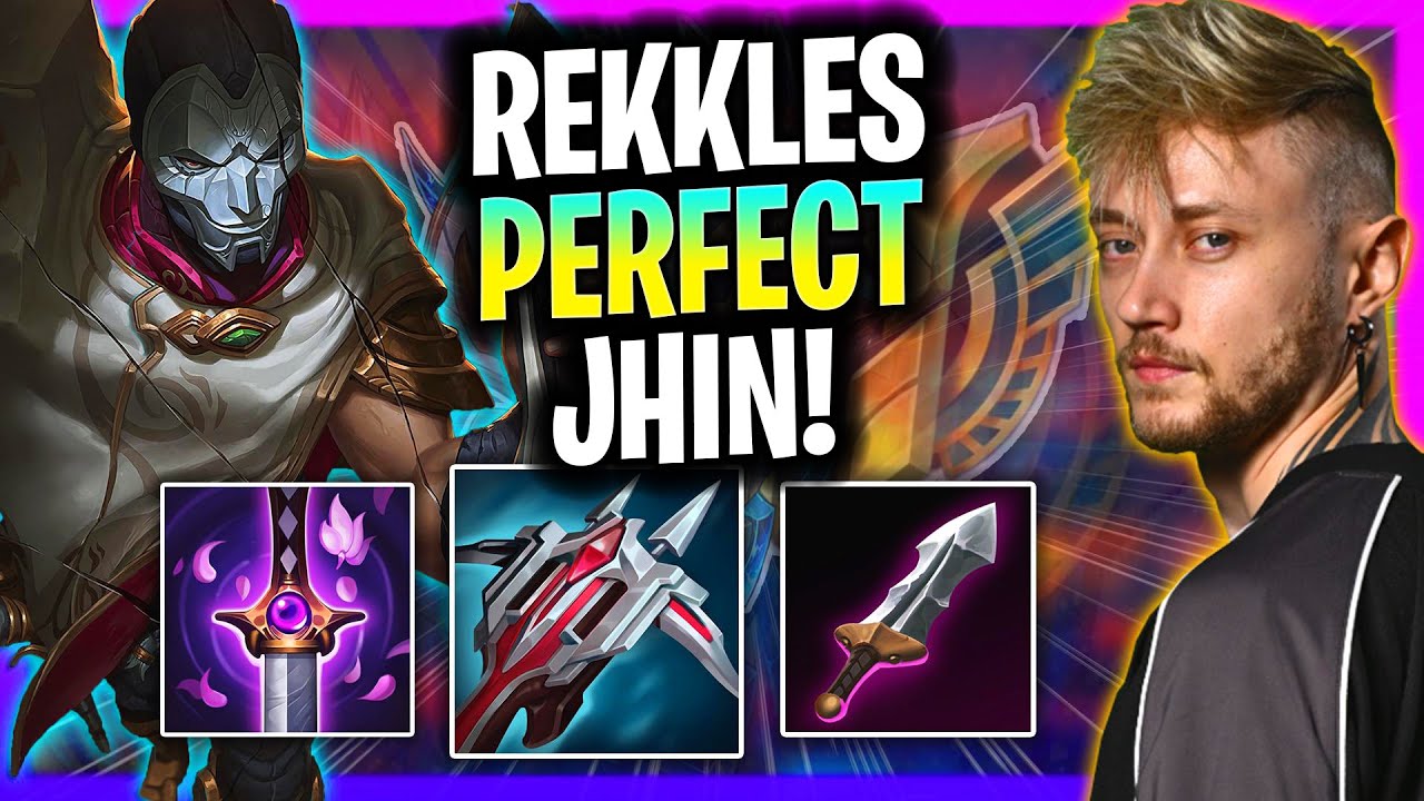 REKKLES PERFECT GAME WITH JHIN! | LR Rekkles Plays Jhin ADC vs Ezreal!  Season 2025