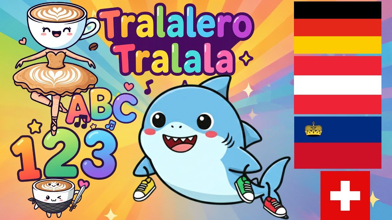 👶🎶 Lerne ABC & 123 mit Ballerina Capuccina und Freunden 🌈✨ Moderne Kinderlieder Deutsch 🎵💖