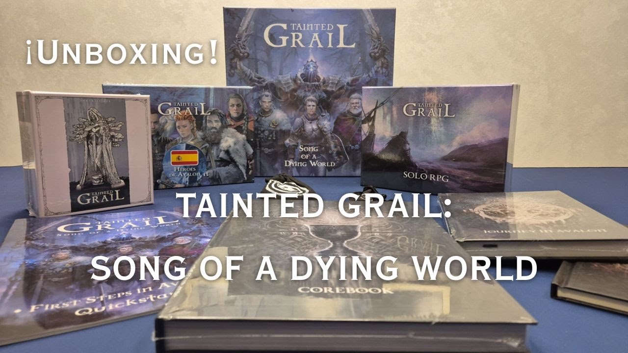 Hoy os enseño... ¡el juego de rol de Tainted Grail!