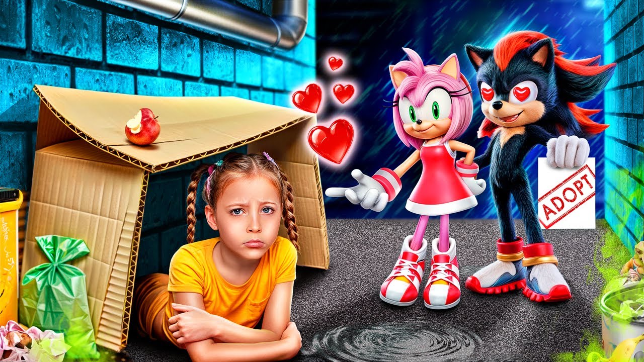 Aku Diadopsi SUPER SONIC! Bagaimana Cara Menjadi SHADOW SONIC? Petualangan Makeover Ekstrim!