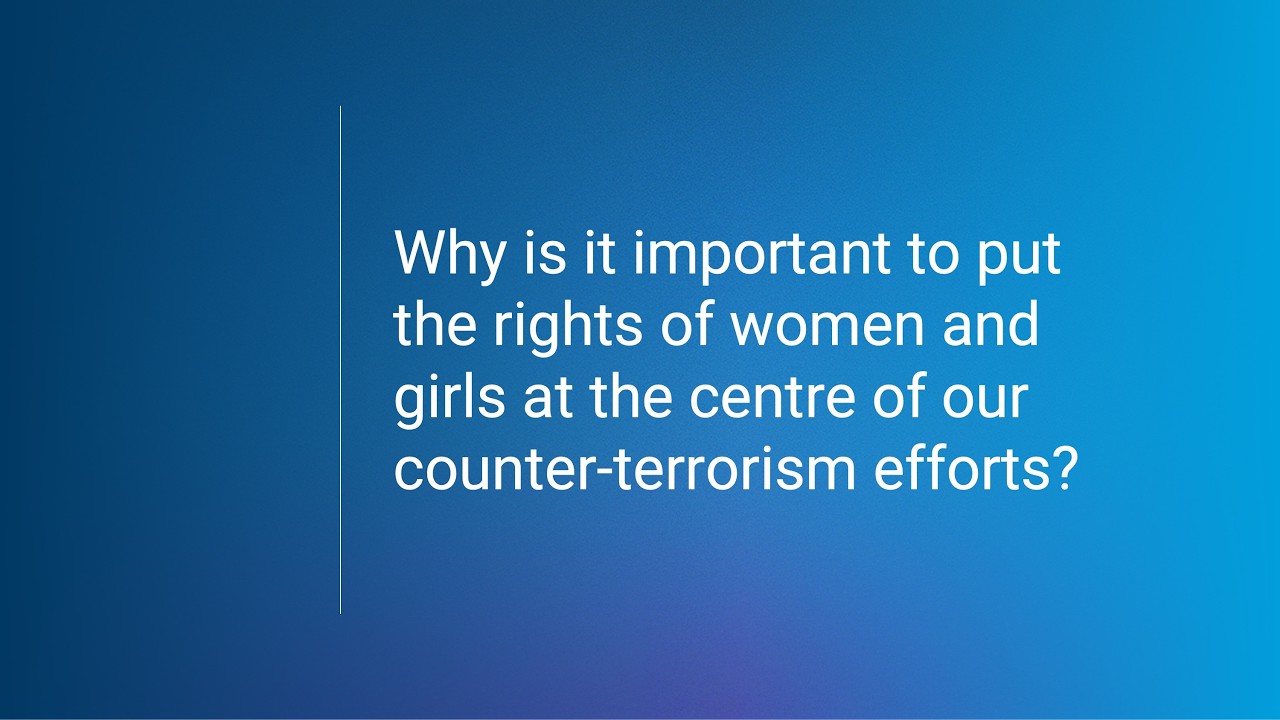 #IWD2026: Putting the rights of women & girls at the center of CT/PCVE efforts - UNOCT
