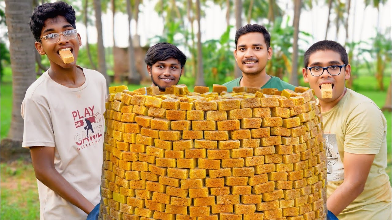 Mysur pak Recipe || Mysore pak Cooking In Our Village 