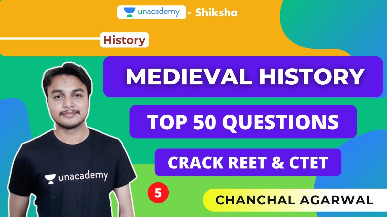 TET History | 50 Important Questions from Medieval History | Crack REET & CTET