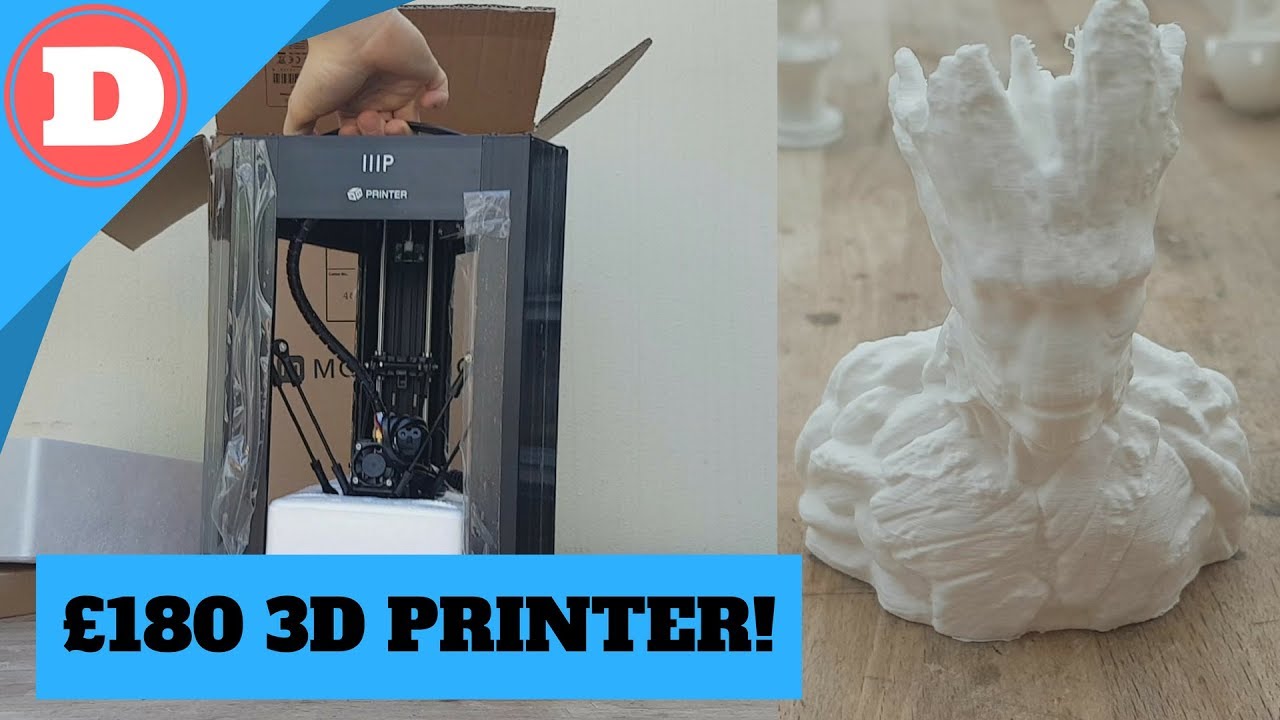£180 3D Printer! - Monoprice Mini Delta 2018 UK Review