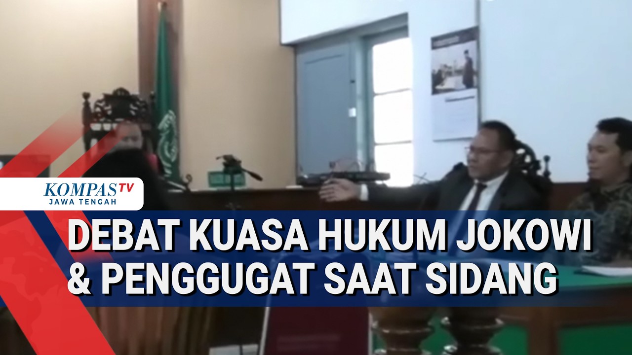 Debat Kuasa Hukum Jokowi VS Penggugat Saat Sidang
