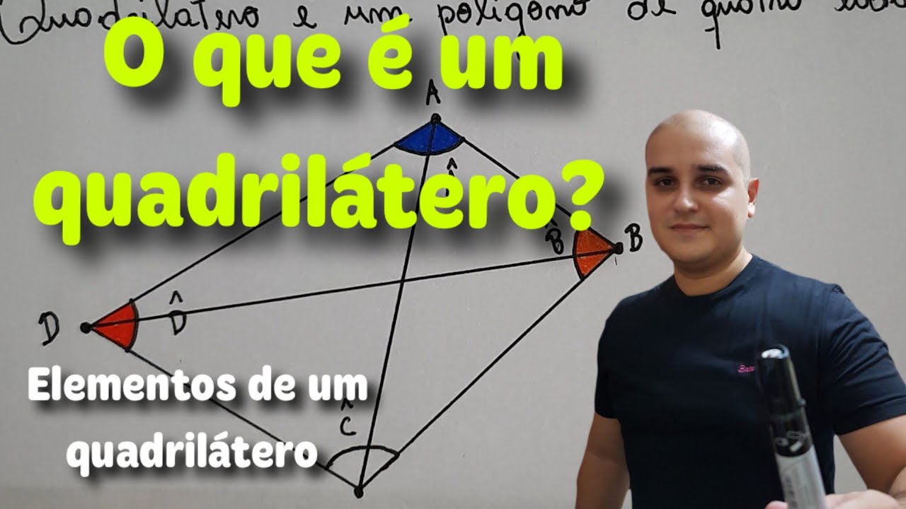 Quadriláteros 01: O que é um quadrilátero / Elementos de um quadrilátero