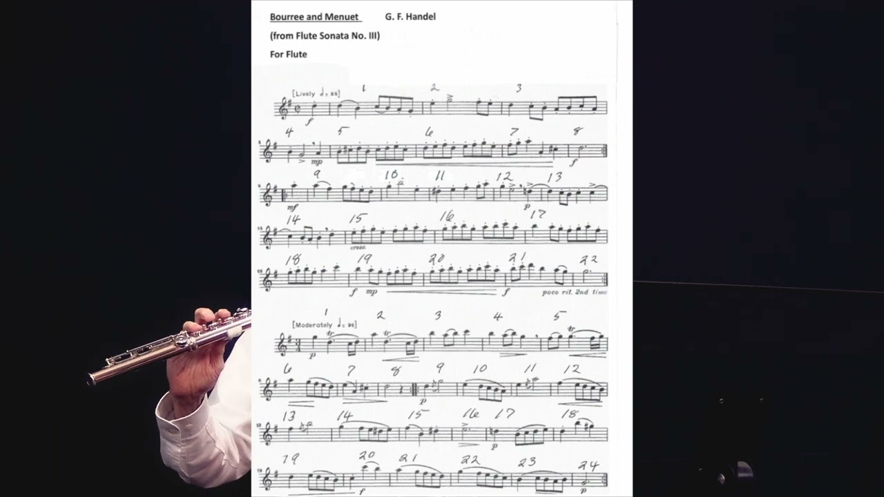 BOURREE & MENUET-Soloist Folio For Flute