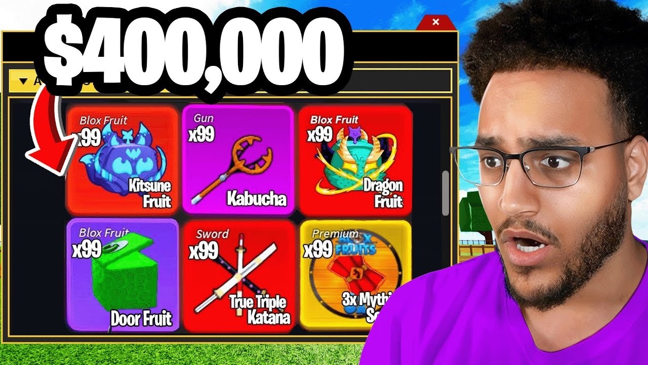 I Logged Into a $400,000 Account In Blox Fruits