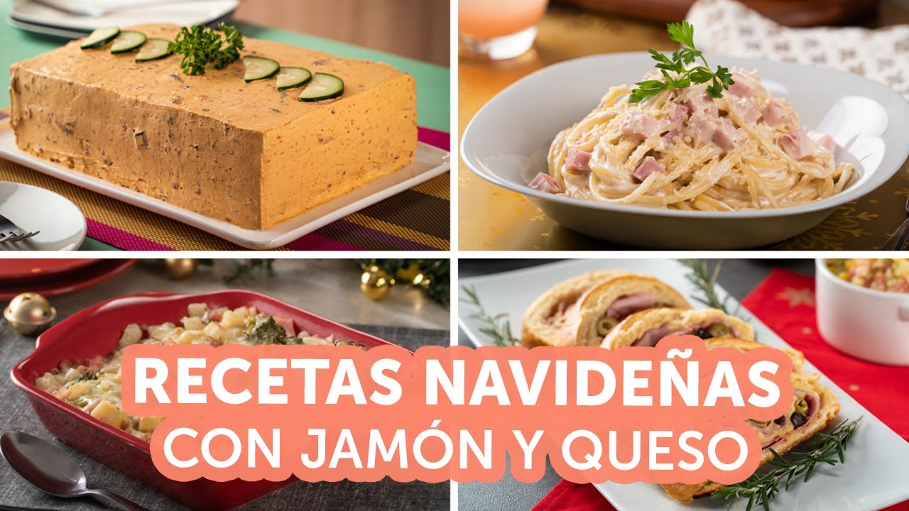 Recetas con jamón y queso para Navidad | kiwilimón